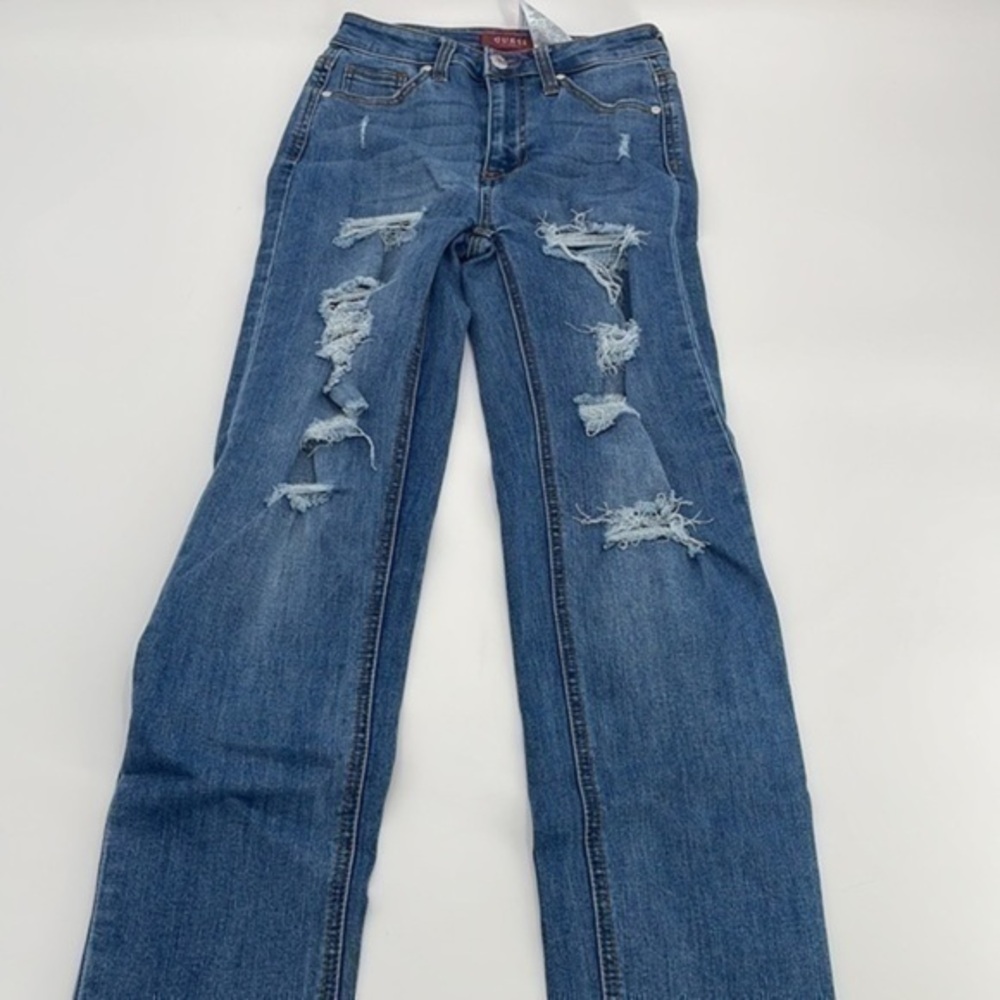 UEC Guess distressed boyfriend jeans size 24